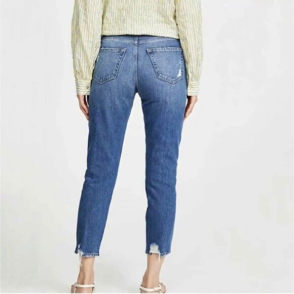 FRAME Le Original High Button Fly Distressed Rigid Denim Jeans NWOT 28 - Picture 11 of 11